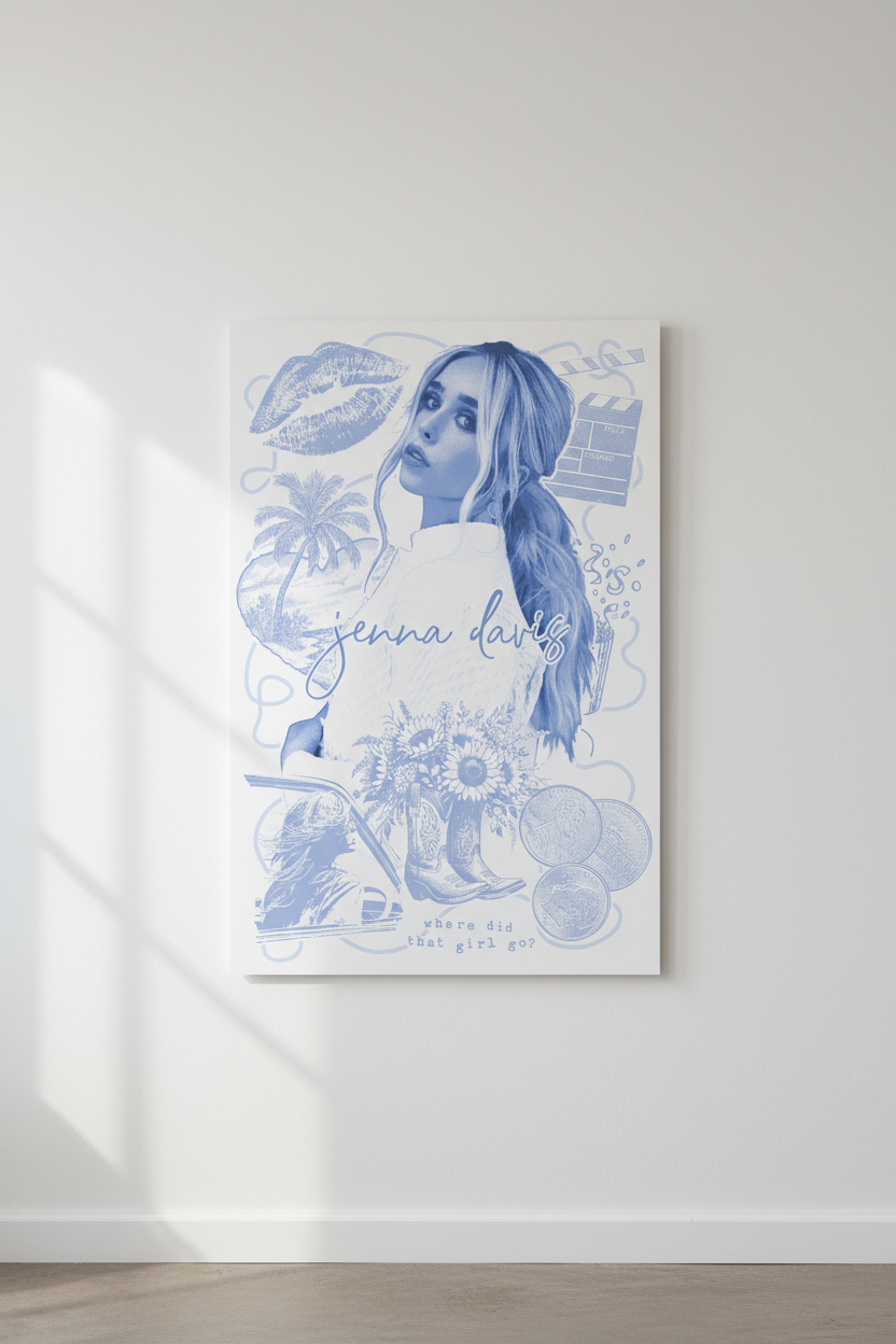 Jenna Davis - Where Did That Girl Go Poster