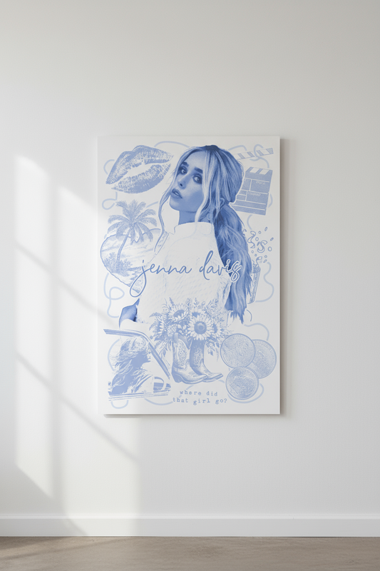 Jenna Davis - Where Did That Girl Go Poster
